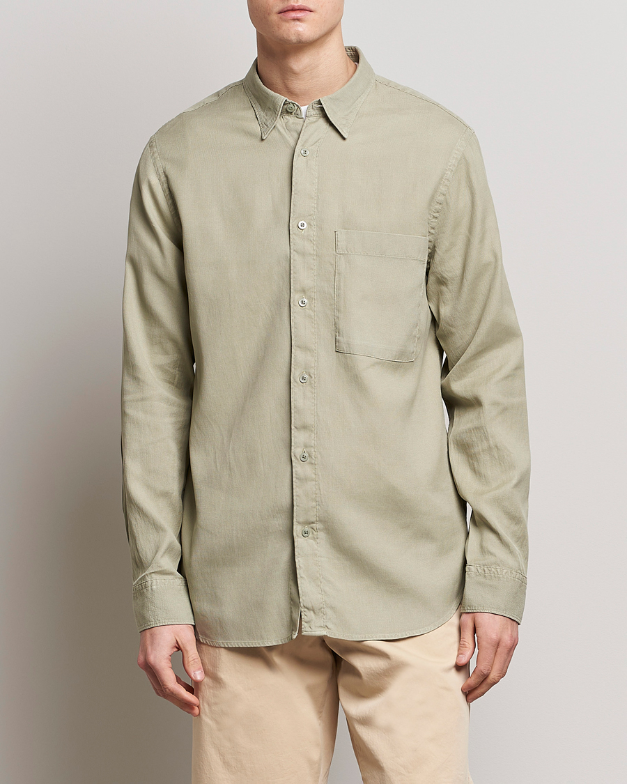 Homme | Chemises | NN07 | Cohen Summer Cord Shirt Pale Green