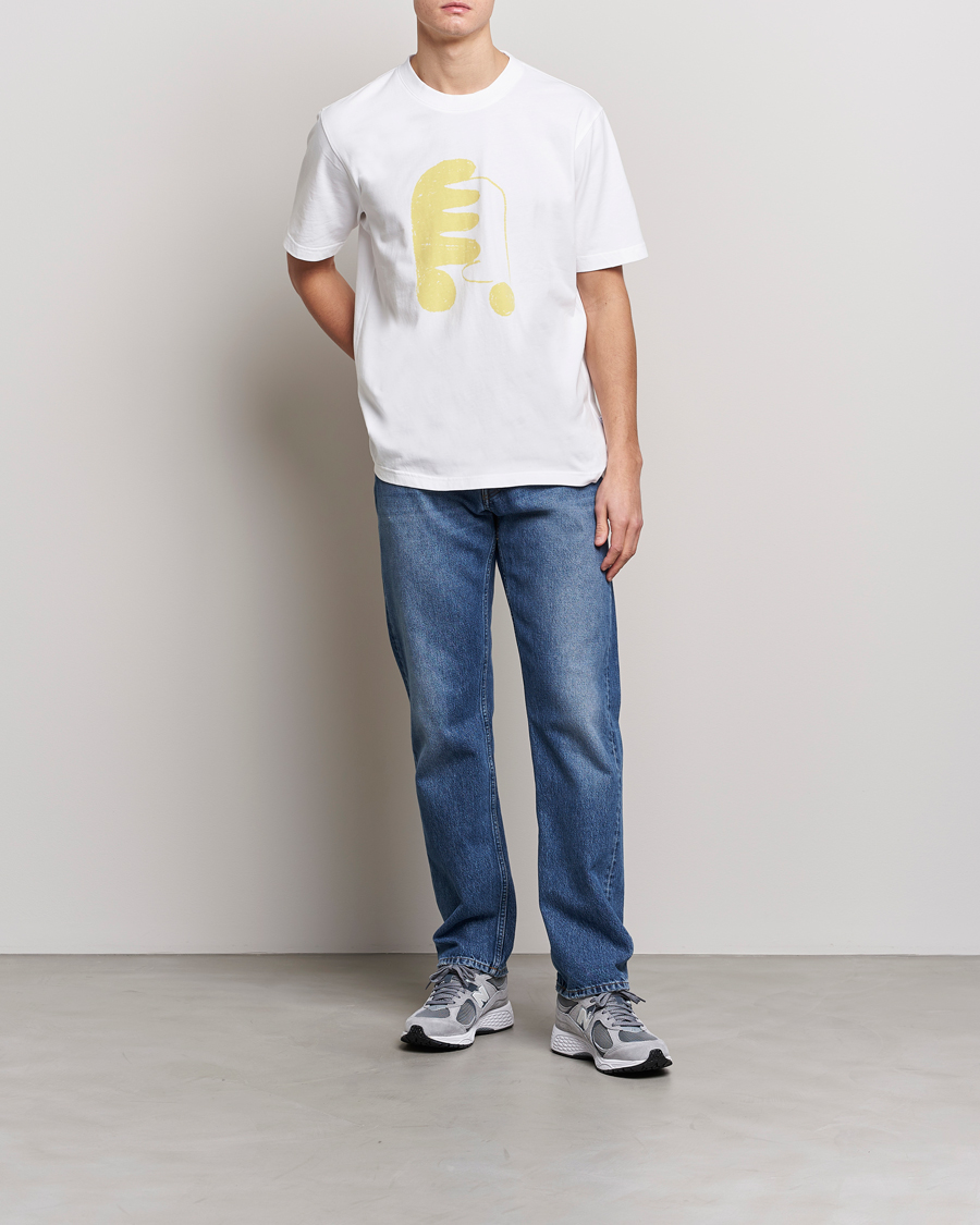 Homme | T-shirts | NN07 | Adam Printed Crew Neck T-Shirt White