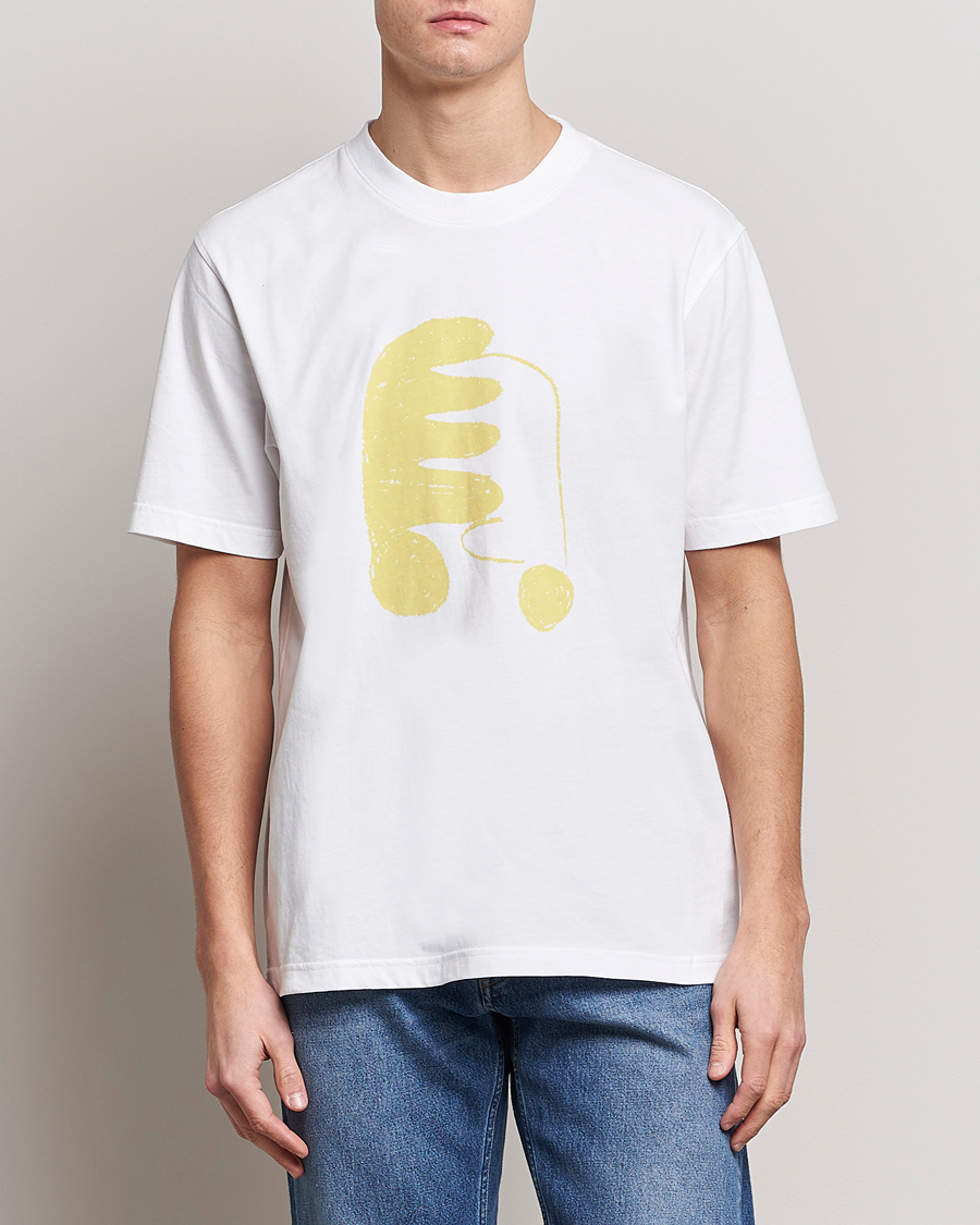 Homme | T-shirts | NN07 | Adam Printed Crew Neck T-Shirt White