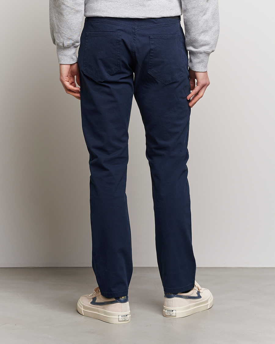 Heren | Broeken | Dockers | 5-Pocket Cotton Stretch Trousers Navy Blazer