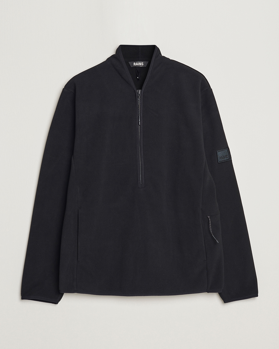 Homme | Pulls Et Tricots | RAINS | Fleece Half-Zip Pullover Black