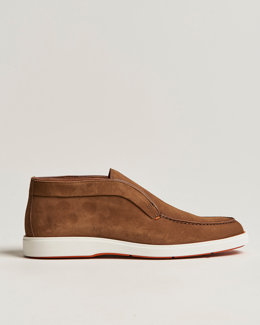 Homme | Santoni Summer Chukka Brown Suede | Santoni | Summer Chukka Brown Suede