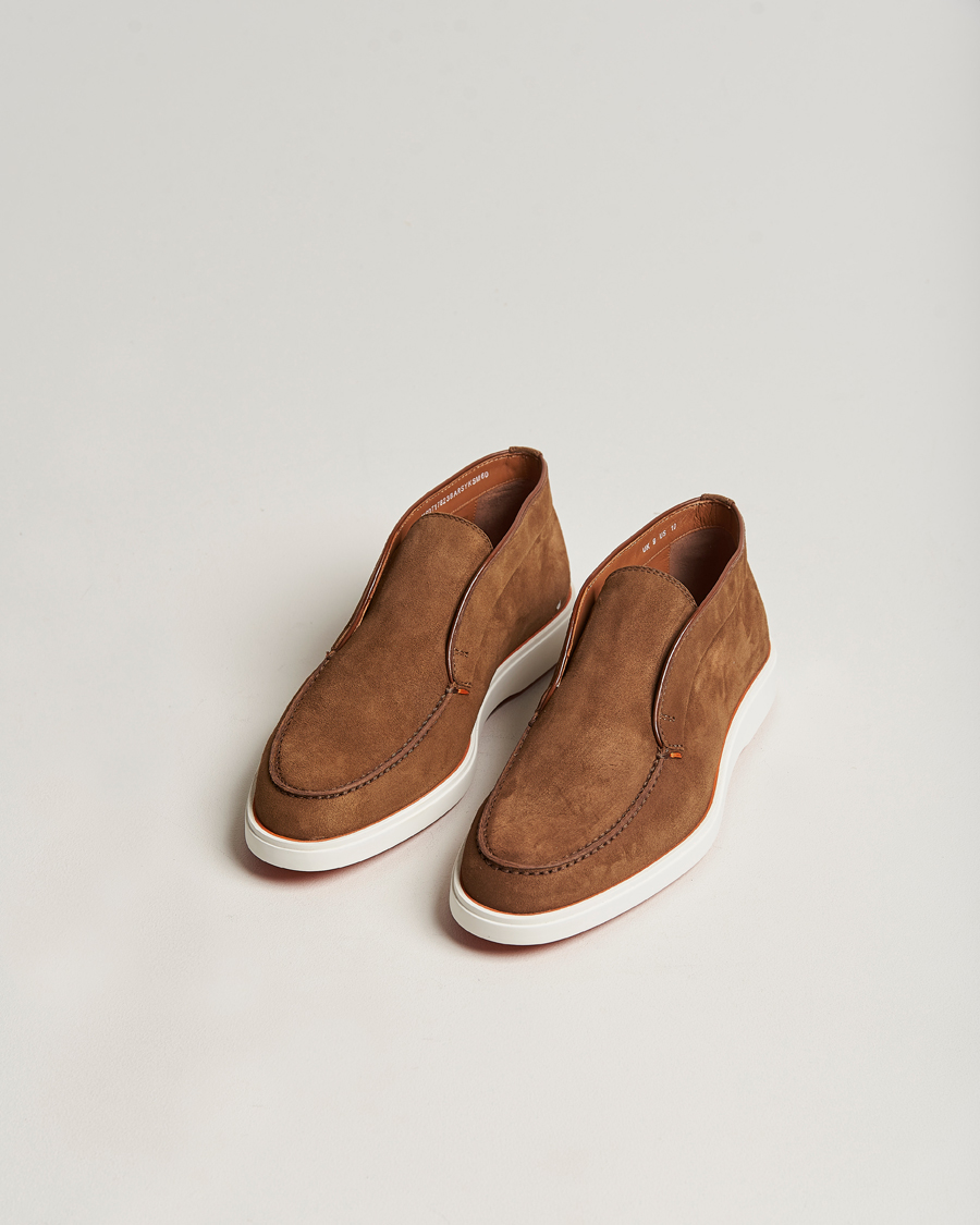 Homme | Santoni Summer Chukka Brown Suede | Santoni | Summer Chukka Brown Suede