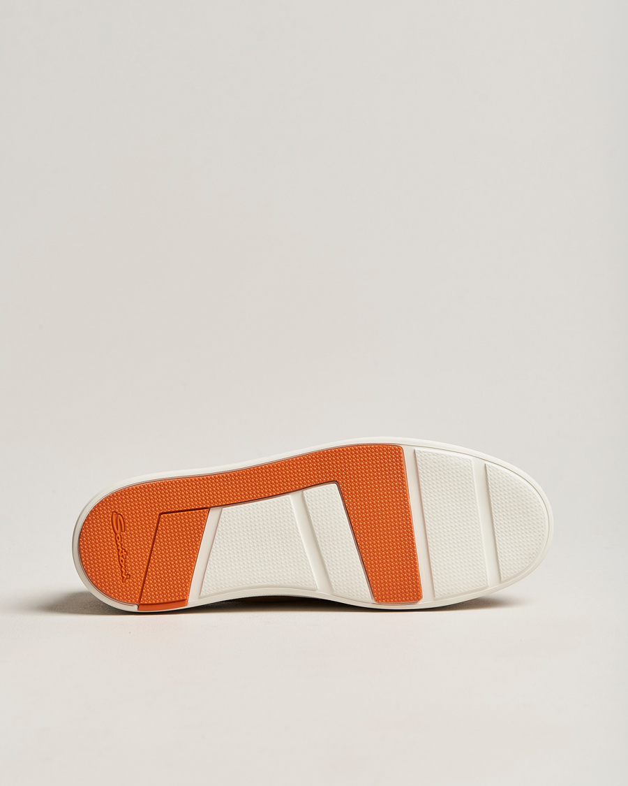 Homme | Santoni Plain Sneaker Dark Brown Suede | Santoni | Plain Sneaker Dark Brown Suede