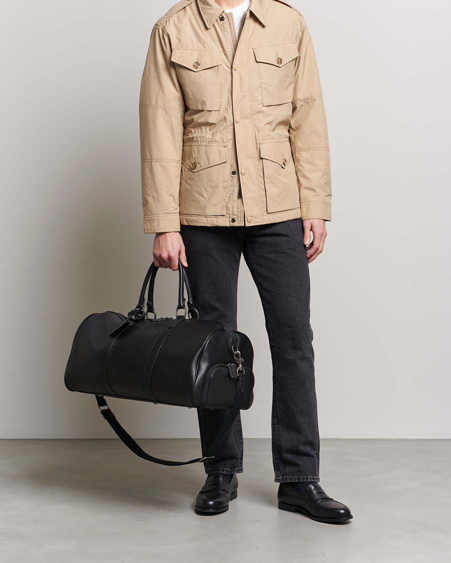 Homme | Polo Ralph Lauren Leather Duffle Bag Black | Polo Ralph Lauren | Leather Duffle Bag Black
