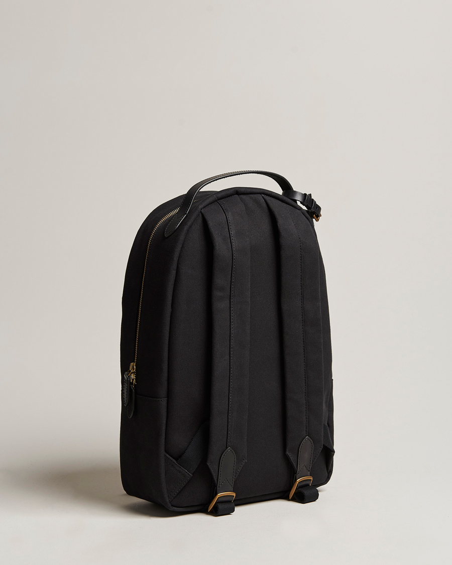 Heren | Polo Ralph Lauren Canvas/Leather Backpack Black | Polo Ralph Lauren | Canvas/Leather Backpack Black