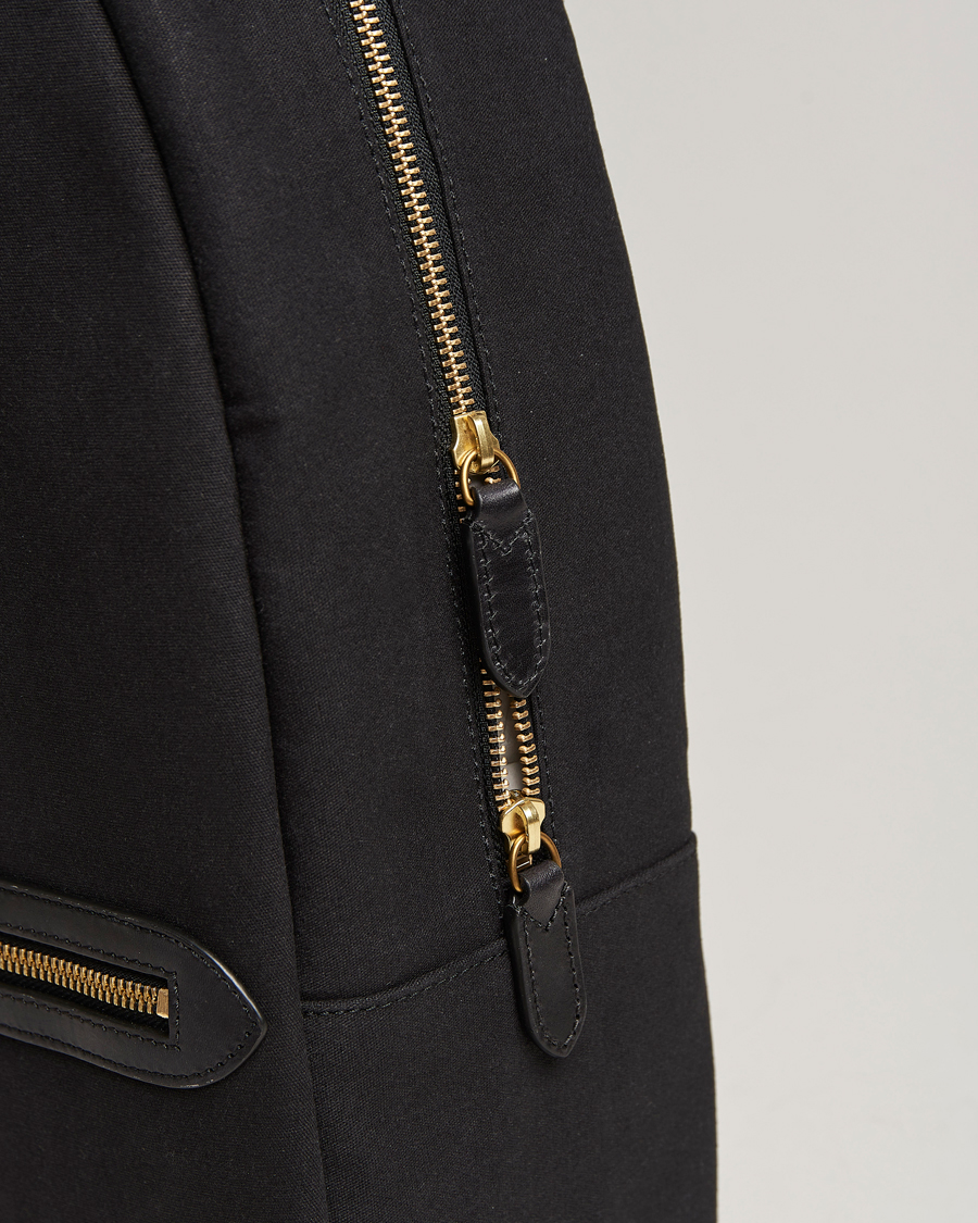Heren | Polo Ralph Lauren Canvas/Leather Backpack Black | Polo Ralph Lauren | Canvas/Leather Backpack Black