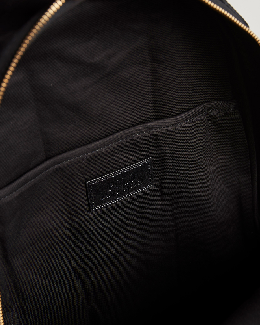 Heren | Polo Ralph Lauren Canvas/Leather Backpack Black | Polo Ralph Lauren | Canvas/Leather Backpack Black