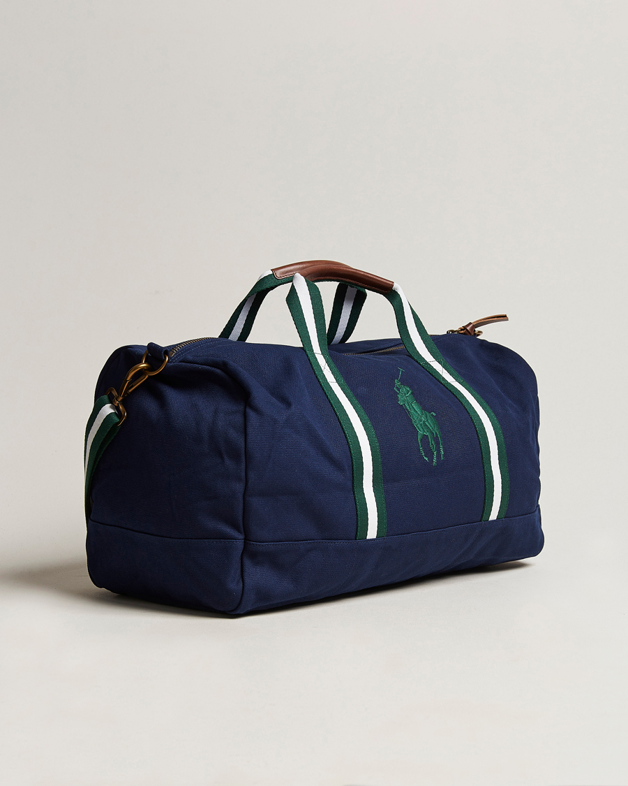 Heren | Polo Ralph Lauren Wimbledon Canvas Duffle Bag Navy | Polo Ralph Lauren | Wimbledon Canvas Duffle Bag Navy