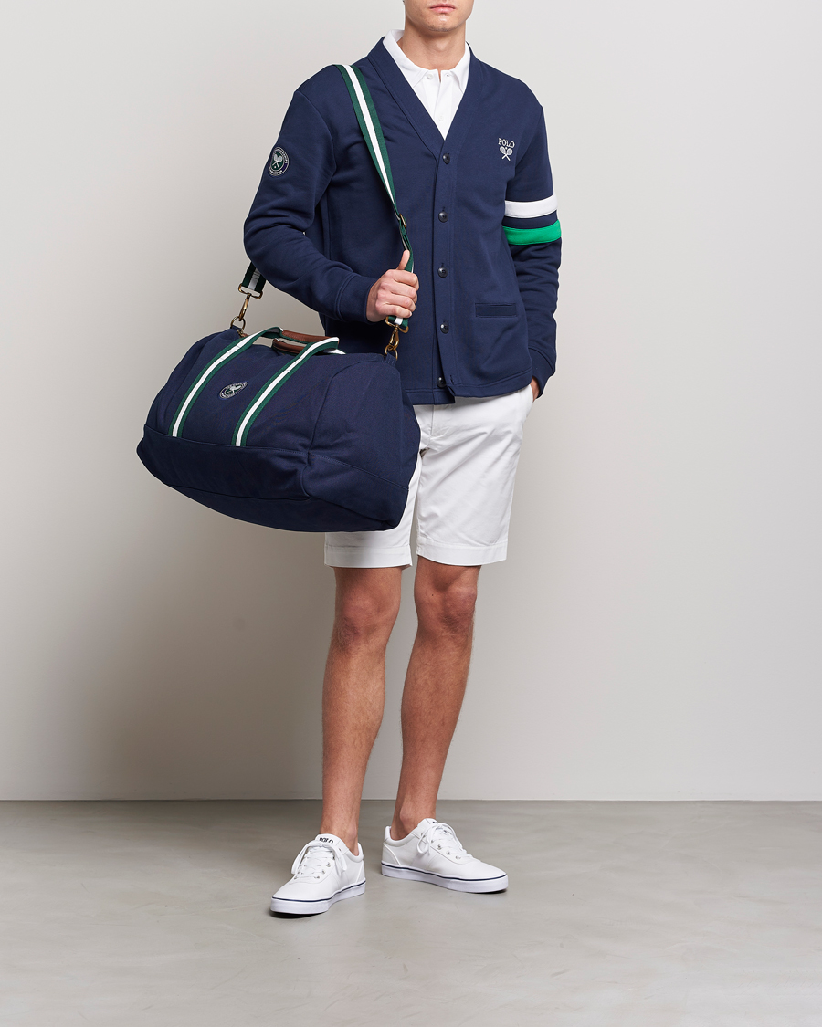 Heren | Polo Ralph Lauren Wimbledon Canvas Duffle Bag Navy | Polo Ralph Lauren | Wimbledon Canvas Duffle Bag Navy