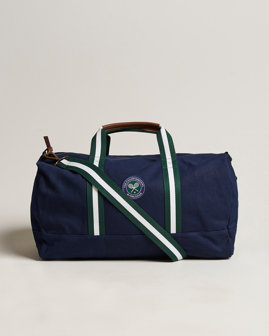 Heren | Polo Ralph Lauren Wimbledon Canvas Duffle Bag Navy | Polo Ralph Lauren | Wimbledon Canvas Duffle Bag Navy