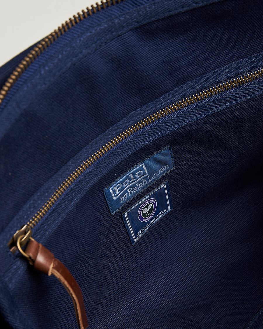 Heren | Polo Ralph Lauren Wimbledon Canvas Duffle Bag Navy | Polo Ralph Lauren | Wimbledon Canvas Duffle Bag Navy
