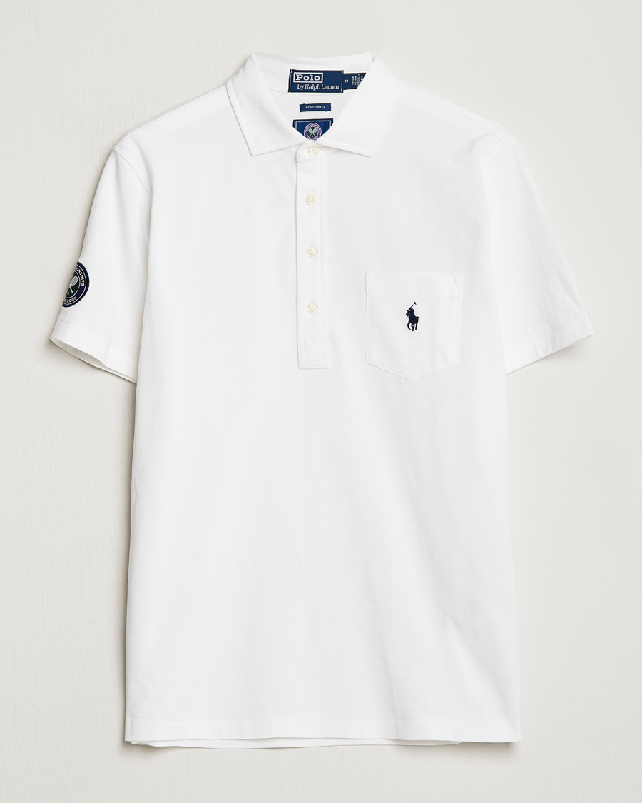 Heren | Polo's | Polo Ralph Lauren | Wimbledon Pocket Polo White