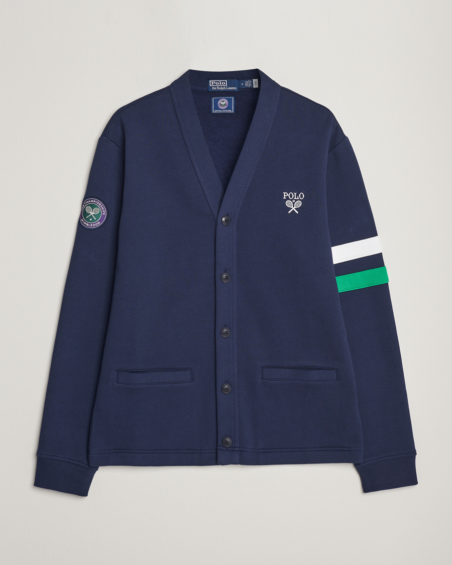 Heren | Truien | Polo Ralph Lauren | Wimbledon Knitted Cardigan Refined Navy