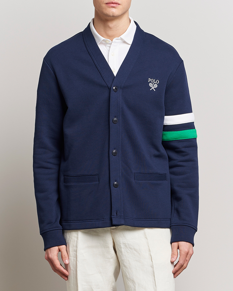 Heren | Truien | Polo Ralph Lauren | Wimbledon Knitted Cardigan Refined Navy