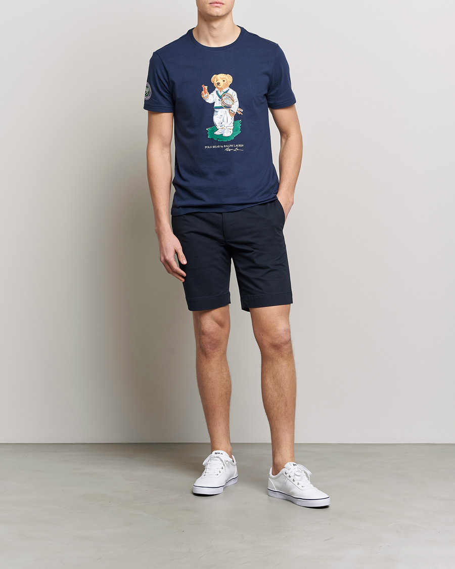 Heren | T-shirts | Polo Ralph Lauren | Printed Wimbledon Bear Crew Neck T-Shirt Na
