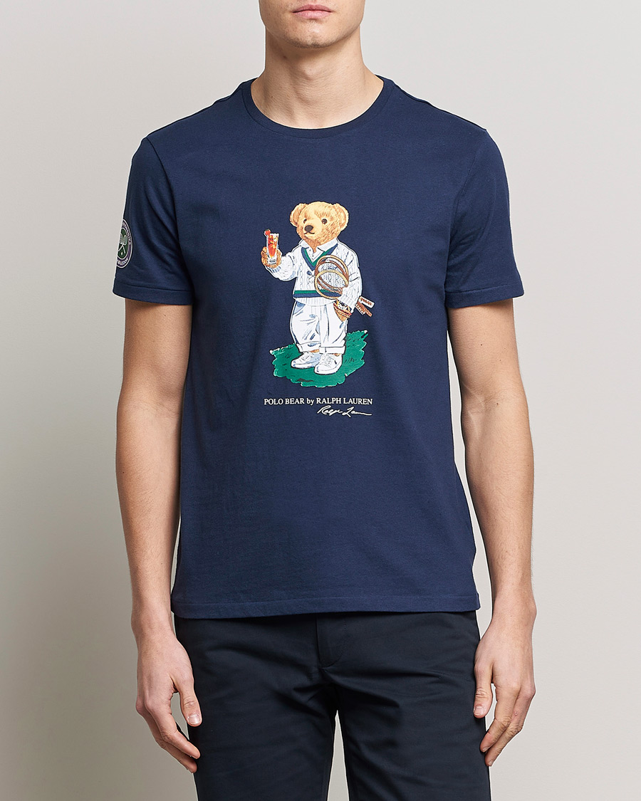Heren | T-shirts | Polo Ralph Lauren | Printed Wimbledon Bear Crew Neck T-Shirt Na
