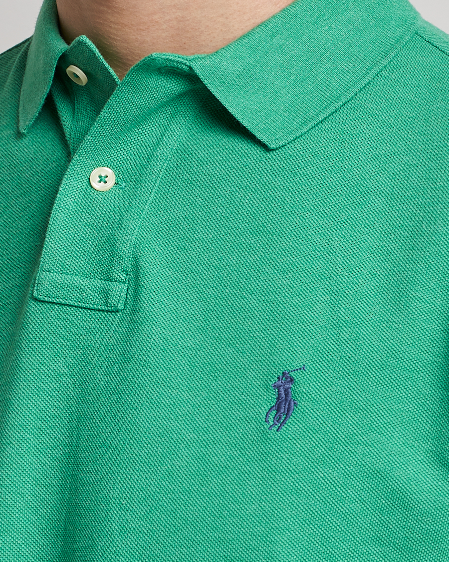 Heren | Polo's | Polo Ralph Lauren | Custom Slim Fit Polo Palm Green Heather