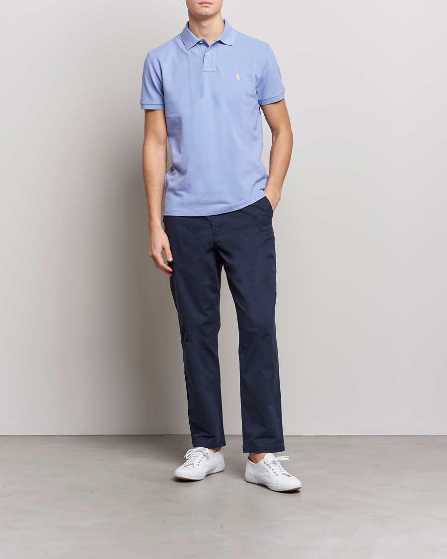 Homme | Polos | Polo Ralph Lauren | Custom Slim Fit Polo Lafayette Blue