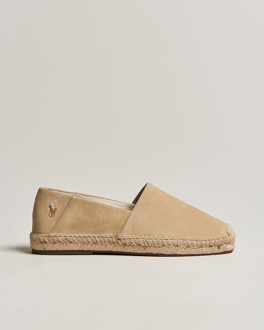 Homme | Polo Ralph Lauren Cevio Suede Espandrilles Bone | Polo Ralph Lauren | Cevio Suede Espandrilles Bone
