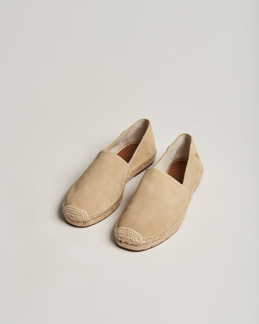 Homme | Polo Ralph Lauren Cevio Suede Espandrilles Bone | Polo Ralph Lauren | Cevio Suede Espandrilles Bone