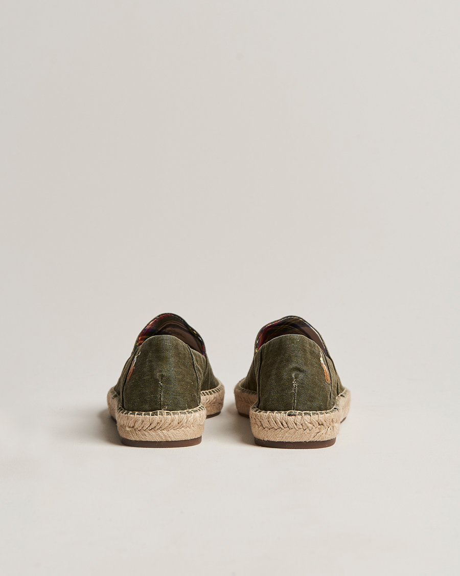 Homme | Cevio Canvas Espandrilles Canopy Green | Polo Ralph Lauren | Cevio Canvas Espandrilles Canopy Green