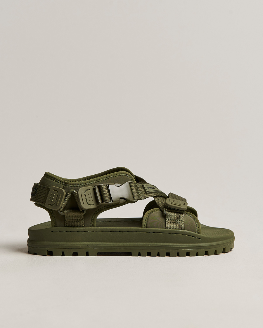 Heren | Polo Ralph Lauren Adventure Sandal Dark Sage | Polo Ralph Lauren | Adventure Sandal Dark Sage