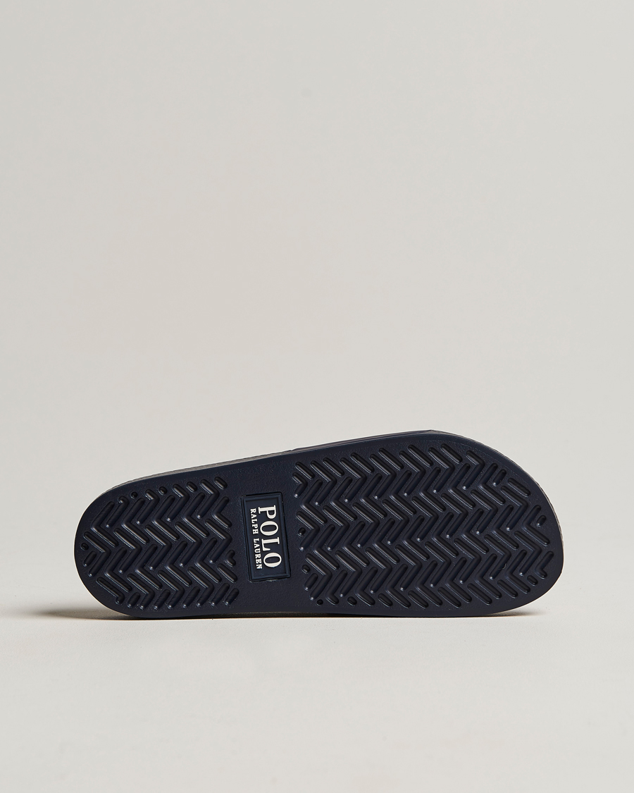Heren | Polo Ralph Lauren Bear Slides Navy | Polo Ralph Lauren | Bear Slides Navy
