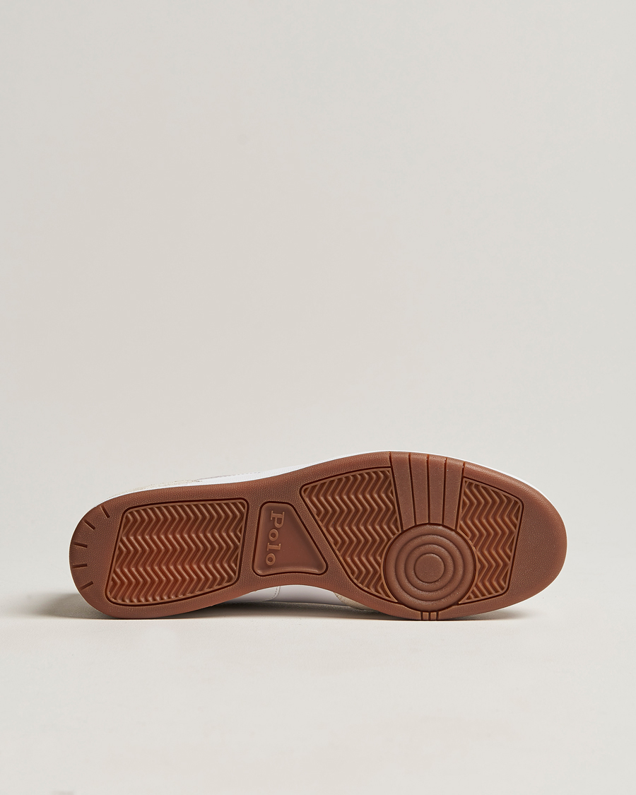 Heren | Sneakers | Polo Ralph Lauren | CRT Leather/Suede Sneaker White/Navy