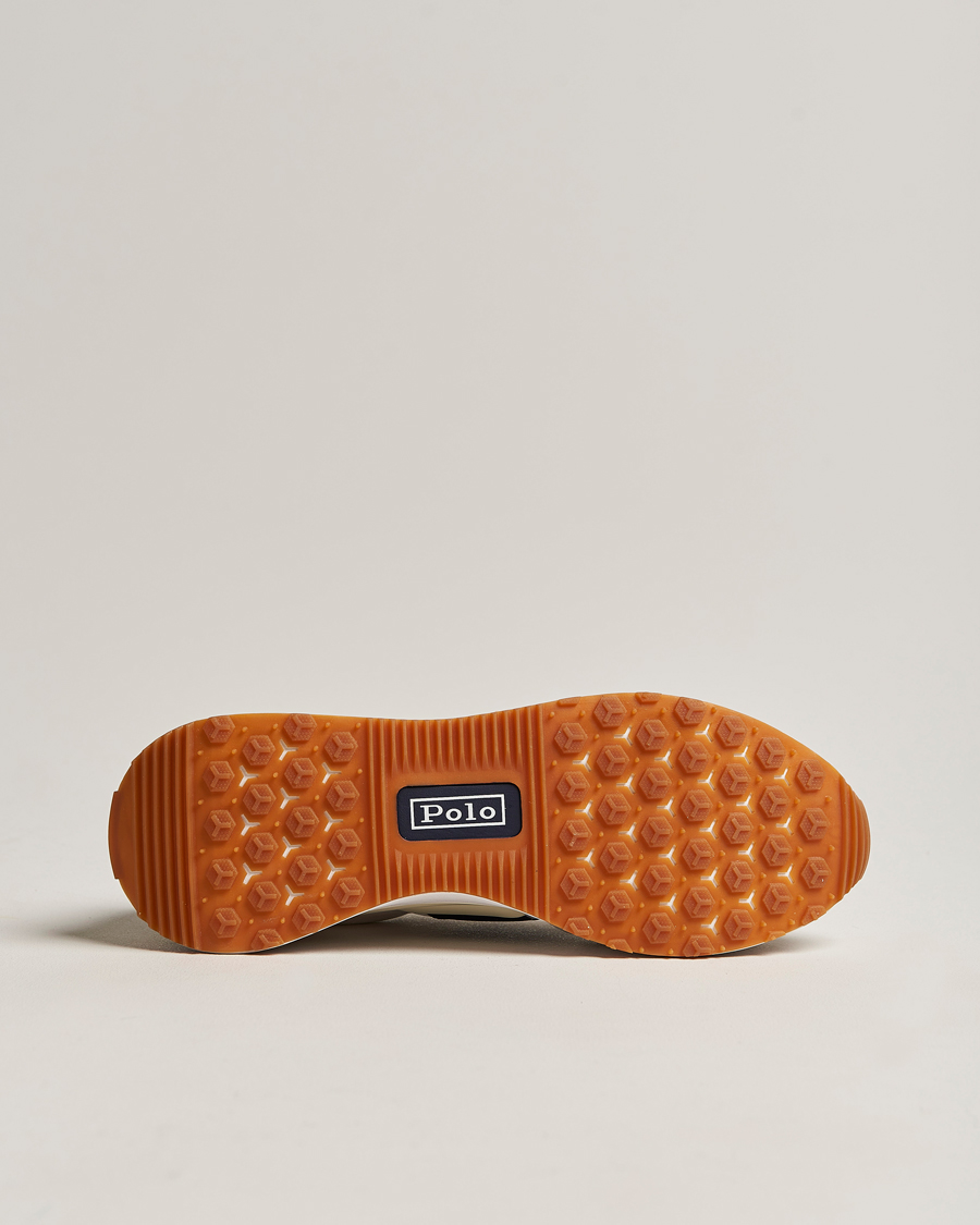 Heren | Polo Ralph Lauren Train 89 Running Sneaker White/Hunter Navy | Polo Ralph Lauren | Train 89 Running Sneaker White/Hunter Navy