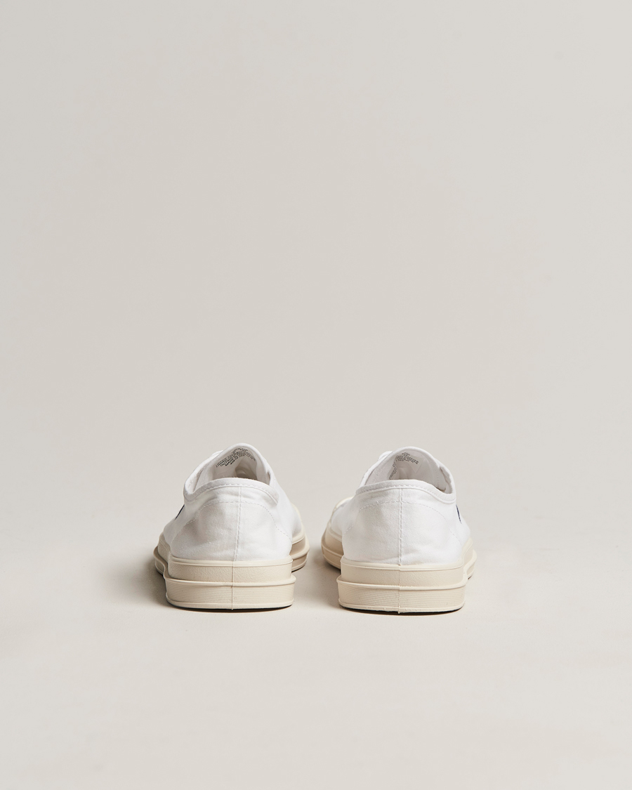 Homme | Polo Ralph Lauren Paloma Canvas Sneaker White/Navy | Polo Ralph Lauren | Paloma Canvas Sneaker White/Navy