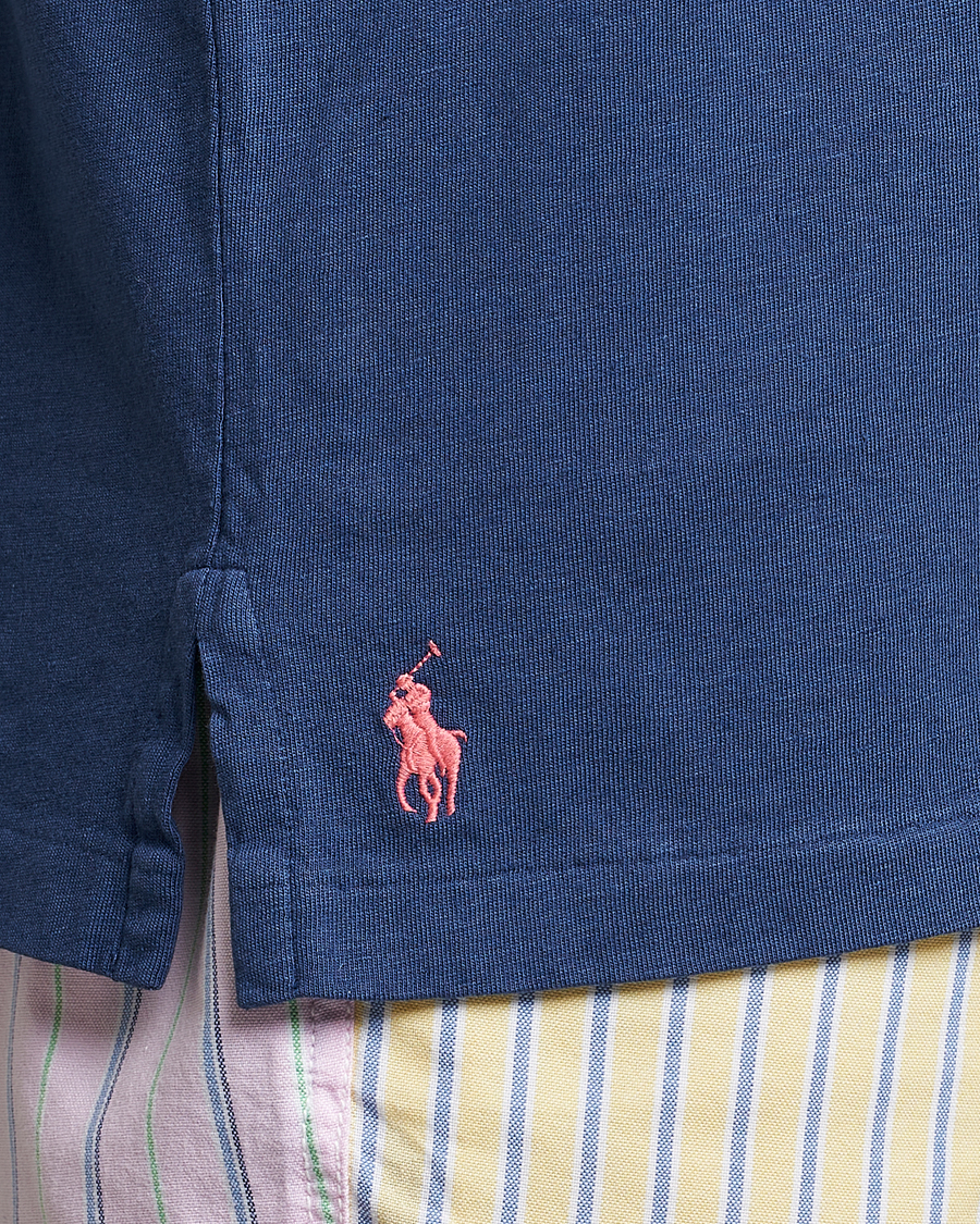 Heren | Polo's | Polo Ralph Lauren | Cotton/Linen Polo Light Navy