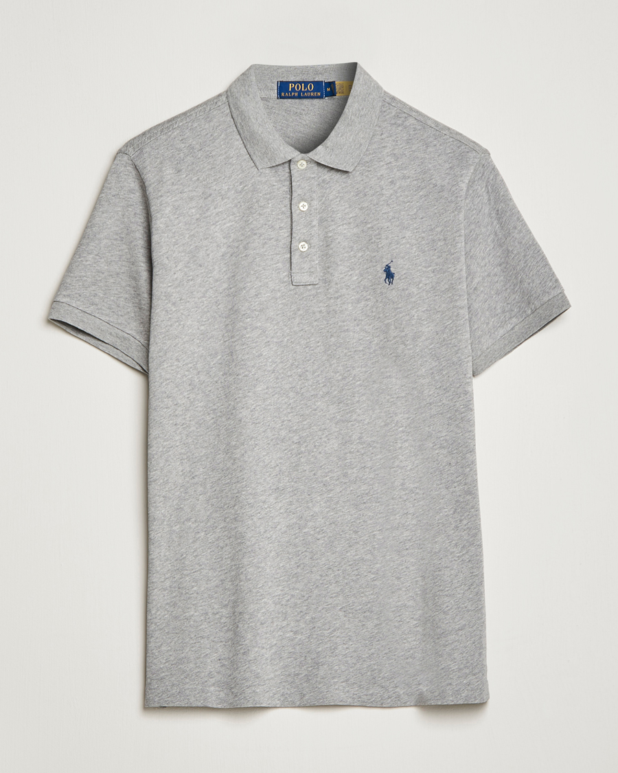 Heren | Polo's | Polo Ralph Lauren | Custom Fit Spa Terry Polo Andover Heather