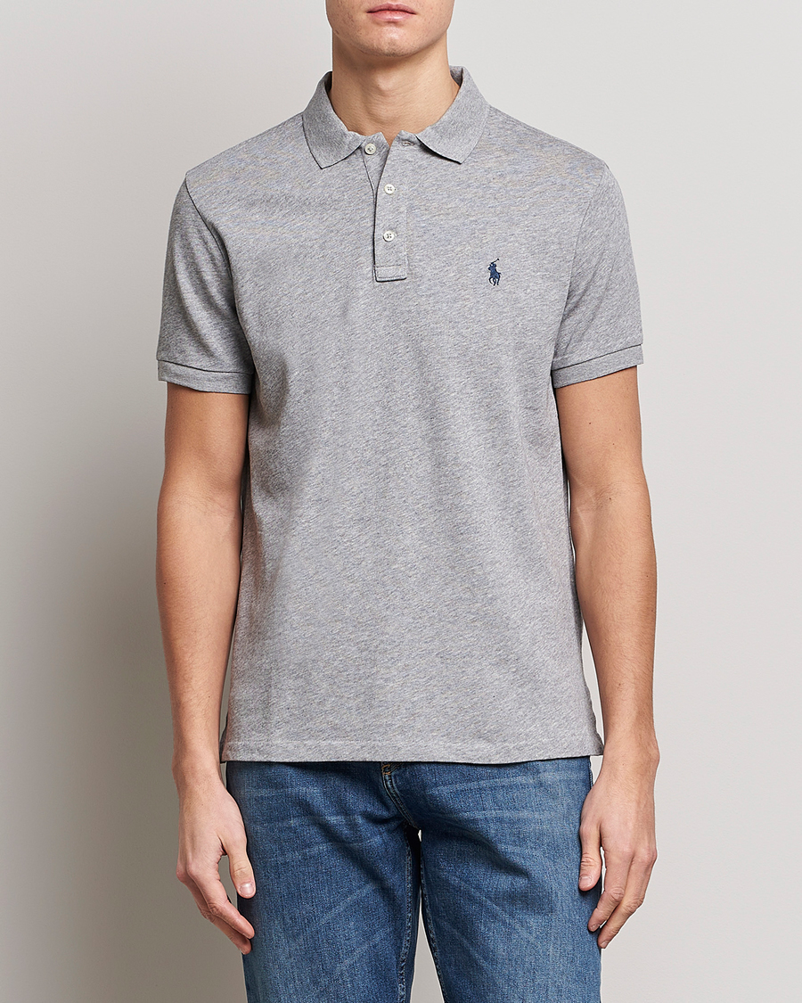 Heren | Polo's | Polo Ralph Lauren | Custom Fit Spa Terry Polo Andover Heather