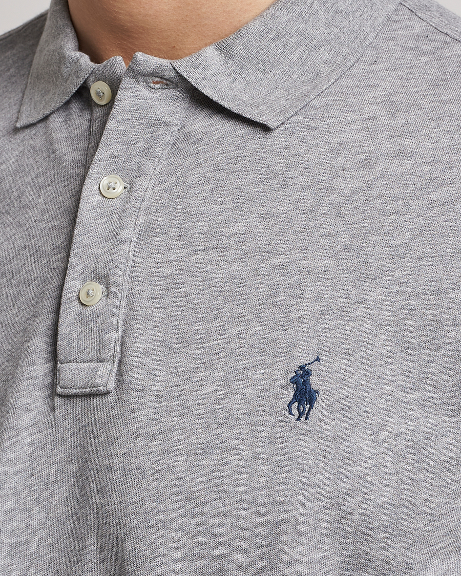 Heren | Polo's | Polo Ralph Lauren | Custom Fit Spa Terry Polo Andover Heather