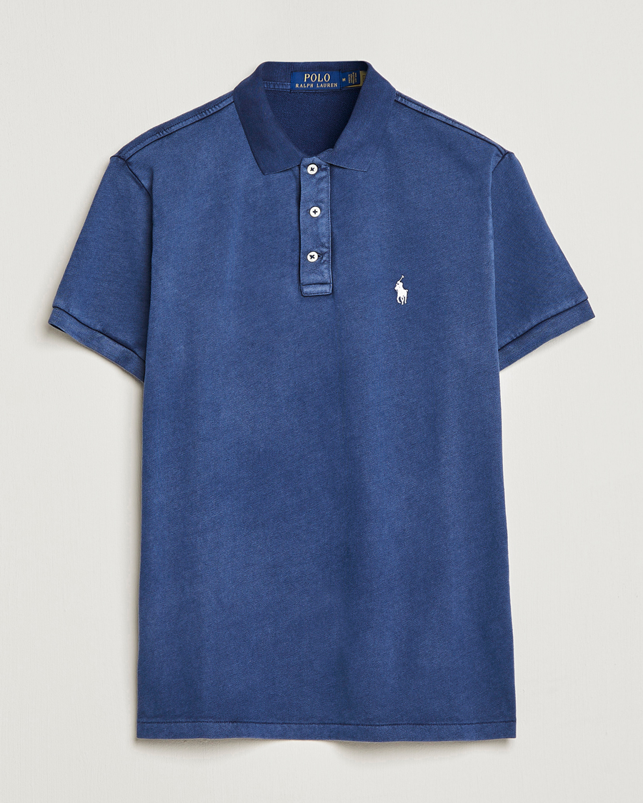 Heren | Polo's | Polo Ralph Lauren | Custom Fit Spa Terry Polo Newport Navy