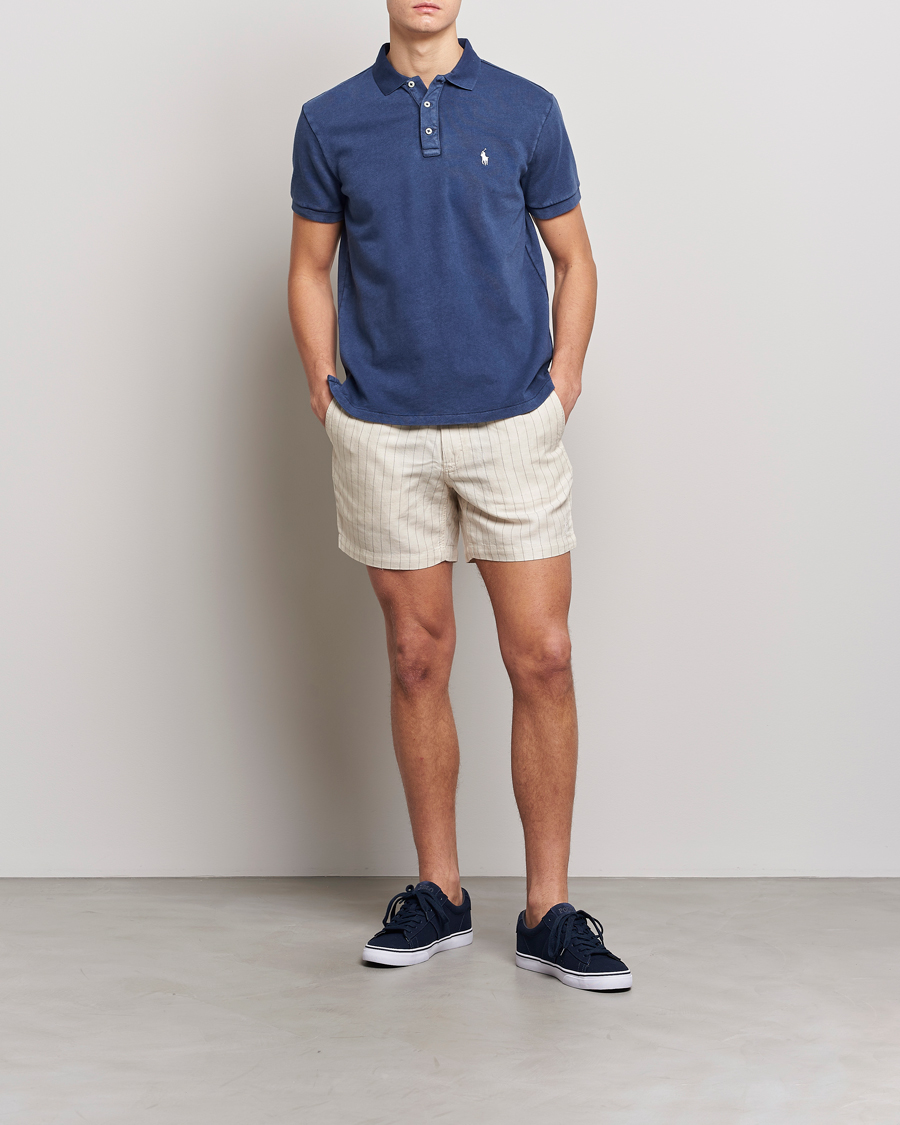 Heren | Polo's | Polo Ralph Lauren | Custom Fit Spa Terry Polo Newport Navy