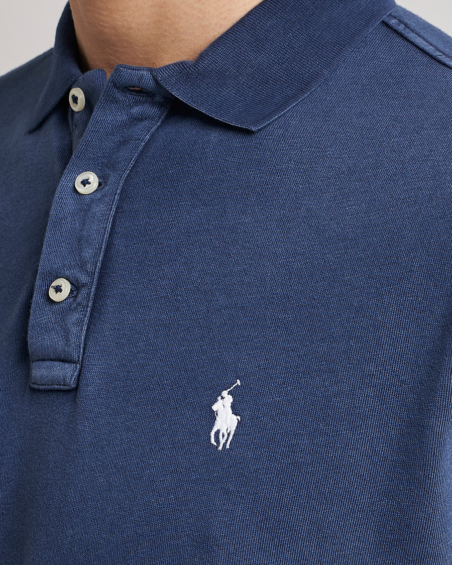 Heren | Polo's | Polo Ralph Lauren | Custom Fit Spa Terry Polo Newport Navy