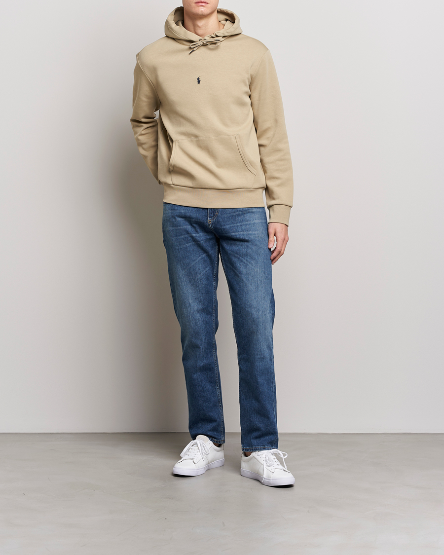 Heren | Truien | Polo Ralph Lauren | Double Knit Center Logo Hoodie Classic Khaki