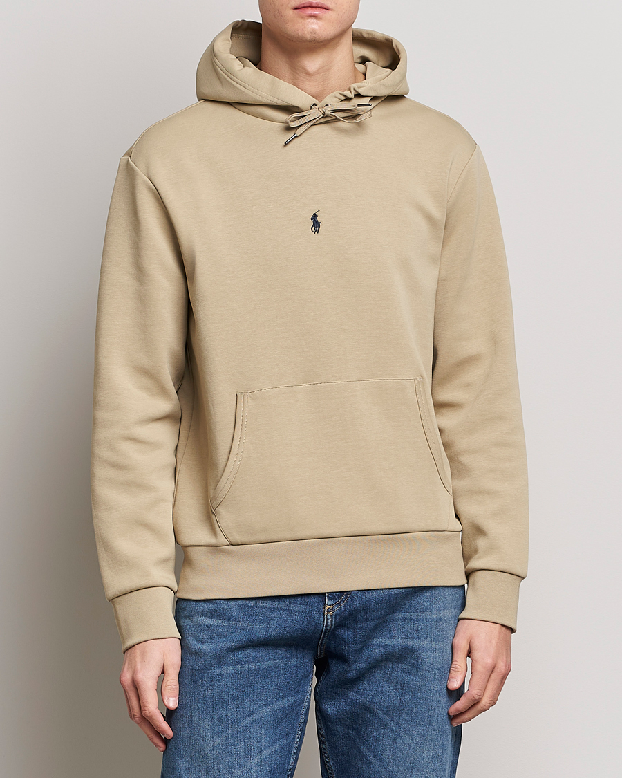 Heren | Truien | Polo Ralph Lauren | Double Knit Center Logo Hoodie Classic Khaki