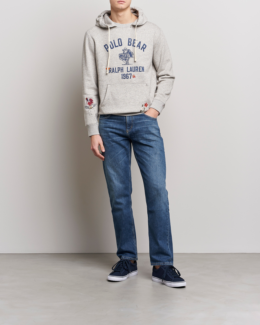 Homme | Pulls Et Tricots | Polo Ralph Lauren | Vintage Fleece Polo Bear Hoodie Brooklyn Heather