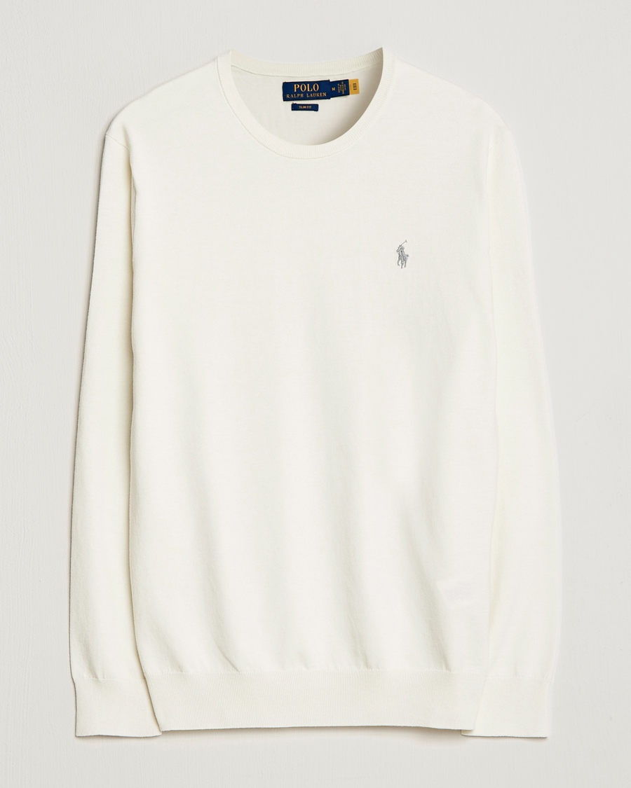 Heren | Truien | Polo Ralph Lauren | Cotton Crew Neck Sweater Antique Cream