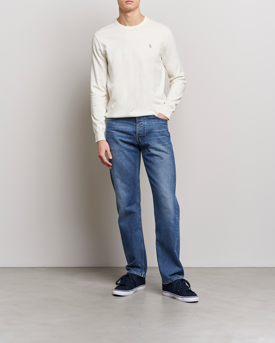 Heren | Truien | Polo Ralph Lauren | Cotton Crew Neck Sweater Antique Cream