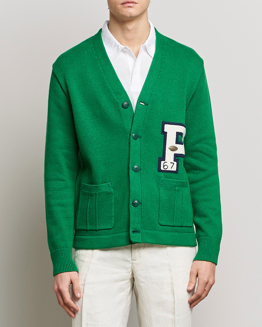 Homme | Pulls Et Tricots | Polo Ralph Lauren | Cotton Knitted Varsity Cardigan New Forest