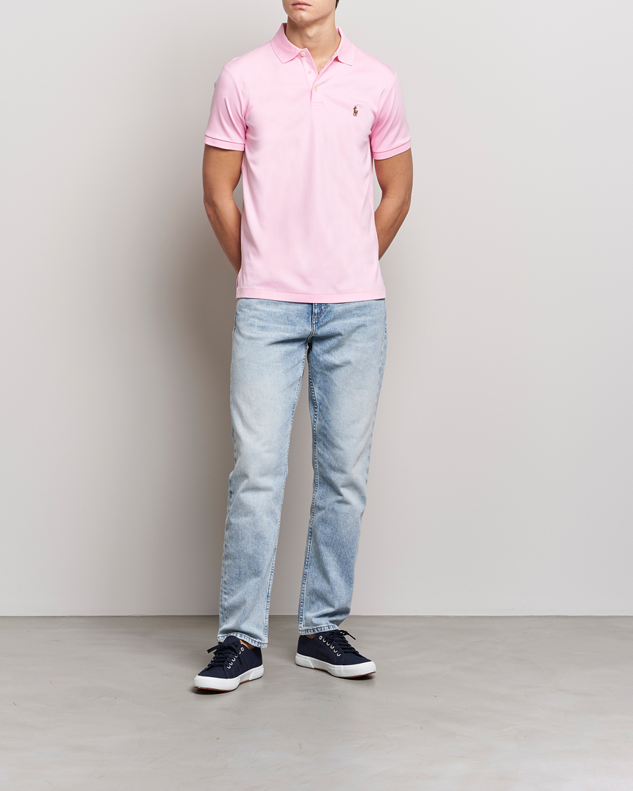 Heren | Polo's | Polo Ralph Lauren | Luxury Pima Cotton Polo Carmel Pink