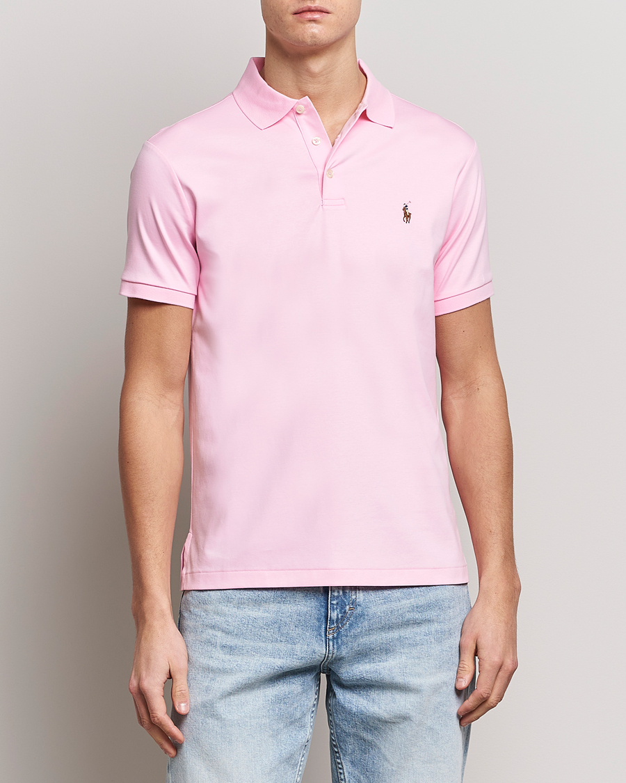 Heren | Polo's | Polo Ralph Lauren | Luxury Pima Cotton Polo Carmel Pink