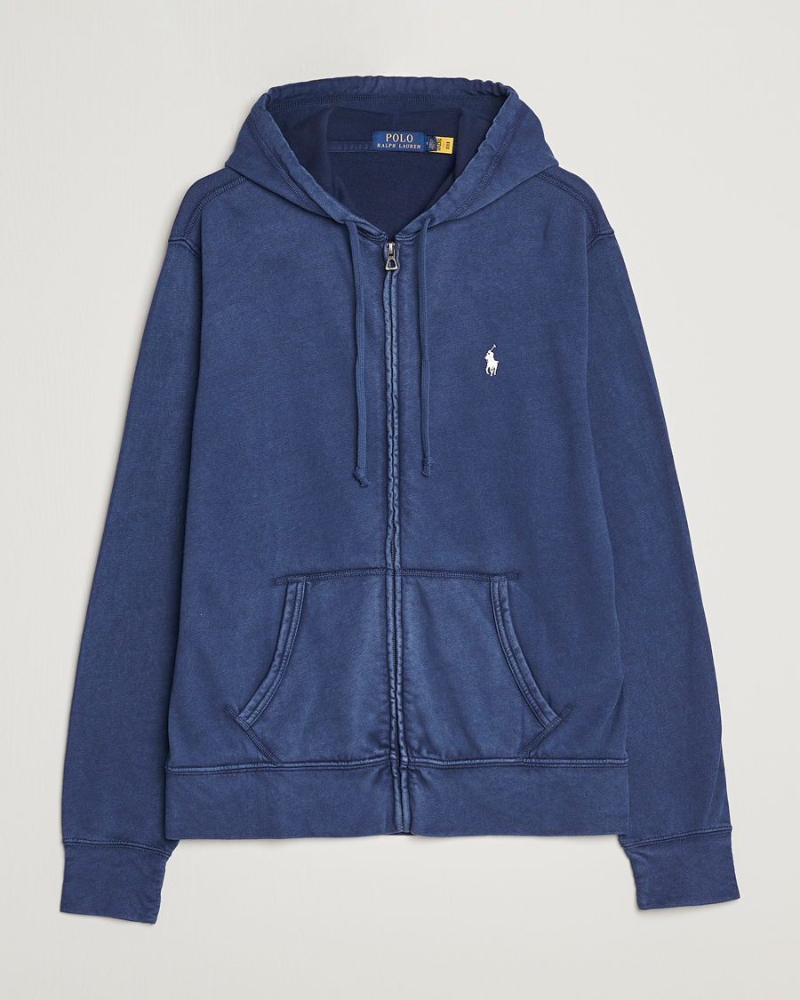 Homme | Pulls Et Tricots | Polo Ralph Lauren | Spa Terry Full Zip Hoodie Newport Navy