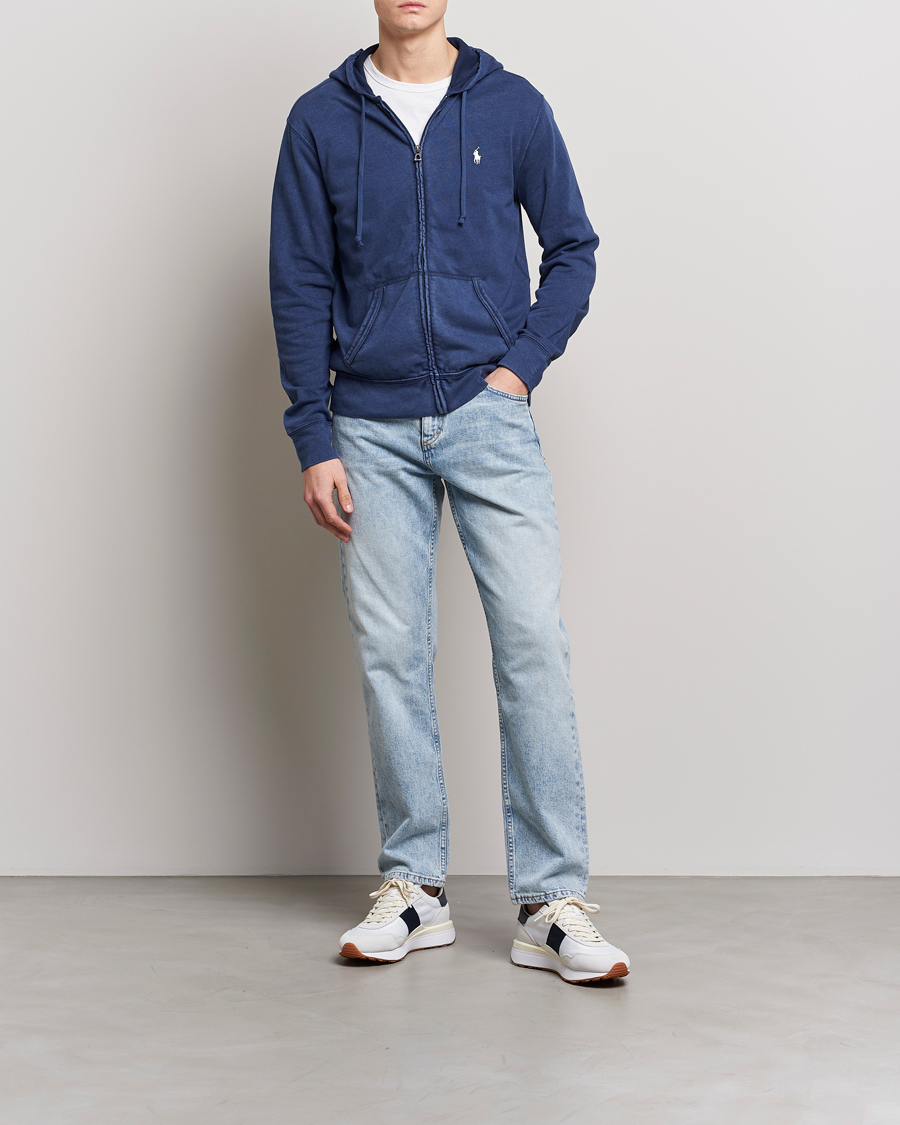 Homme | Pulls Et Tricots | Polo Ralph Lauren | Spa Terry Full Zip Hoodie Newport Navy