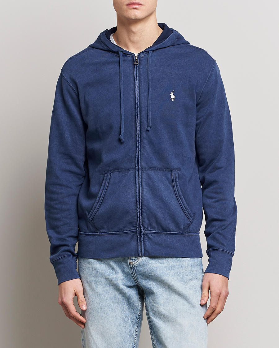 Homme | Pulls Et Tricots | Polo Ralph Lauren | Spa Terry Full Zip Hoodie Newport Navy