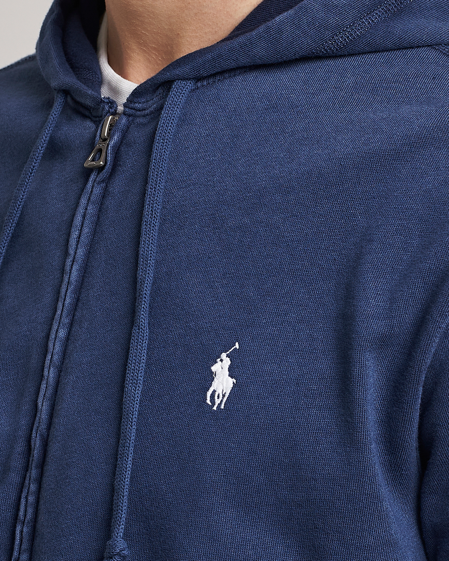 Homme | Pulls Et Tricots | Polo Ralph Lauren | Spa Terry Full Zip Hoodie Newport Navy